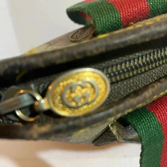 Gucci vintage GG mico web tote handbag - Picture 15 of 16